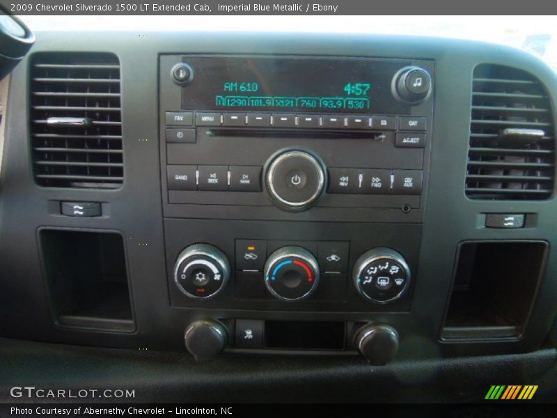 Imperial Blue Metallic / Ebony 2009 Chevrolet Silverado 1500 LT Extended Cab