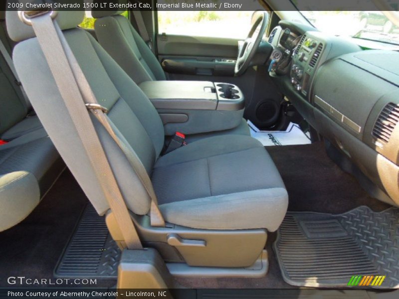 Imperial Blue Metallic / Ebony 2009 Chevrolet Silverado 1500 LT Extended Cab