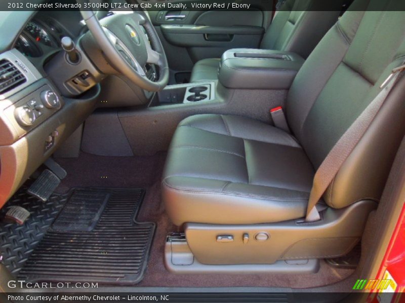 Victory Red / Ebony 2012 Chevrolet Silverado 3500HD LTZ Crew Cab 4x4 Dually