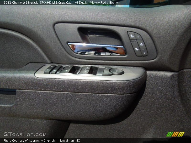 Victory Red / Ebony 2012 Chevrolet Silverado 3500HD LTZ Crew Cab 4x4 Dually
