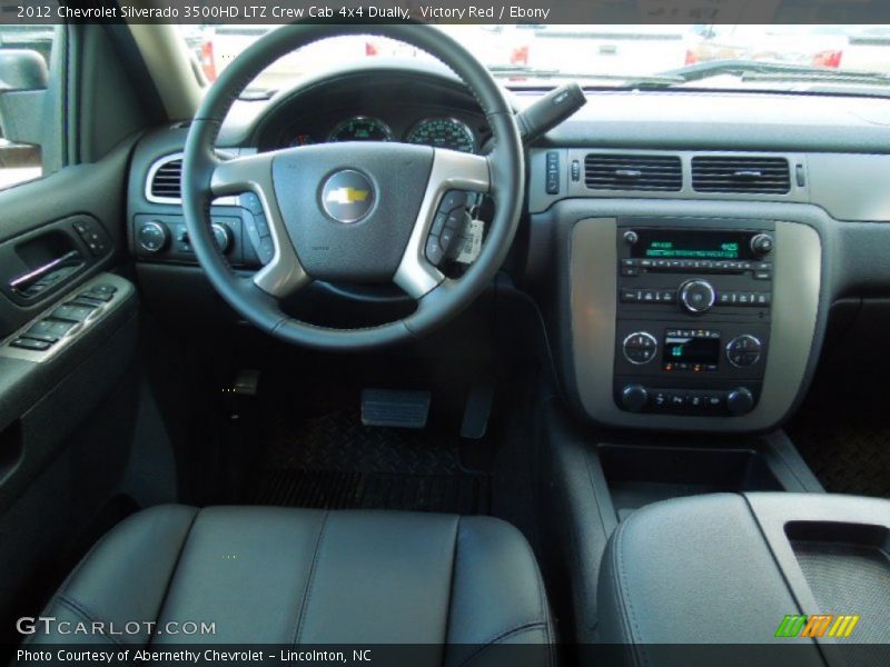 Victory Red / Ebony 2012 Chevrolet Silverado 3500HD LTZ Crew Cab 4x4 Dually