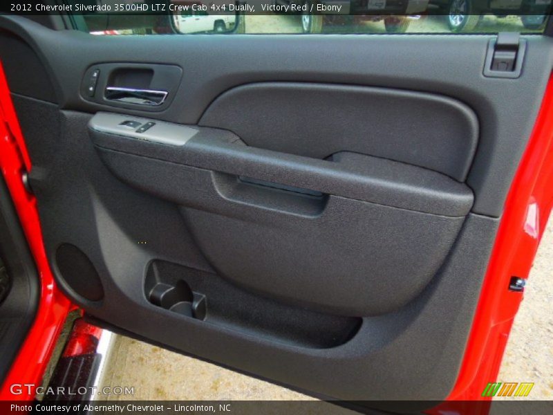 Victory Red / Ebony 2012 Chevrolet Silverado 3500HD LTZ Crew Cab 4x4 Dually