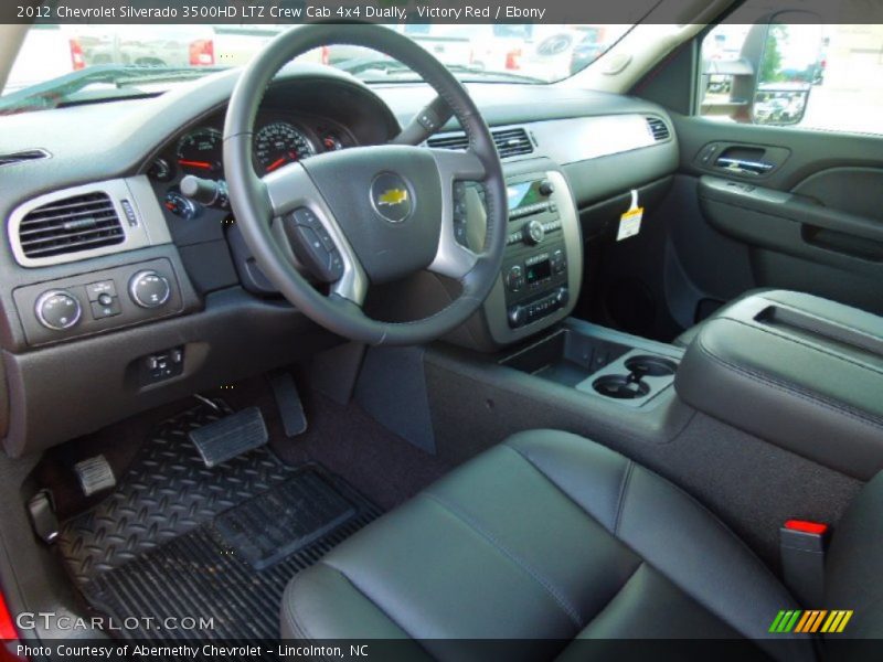 Victory Red / Ebony 2012 Chevrolet Silverado 3500HD LTZ Crew Cab 4x4 Dually