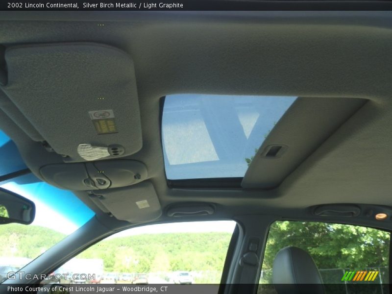 Silver Birch Metallic / Light Graphite 2002 Lincoln Continental