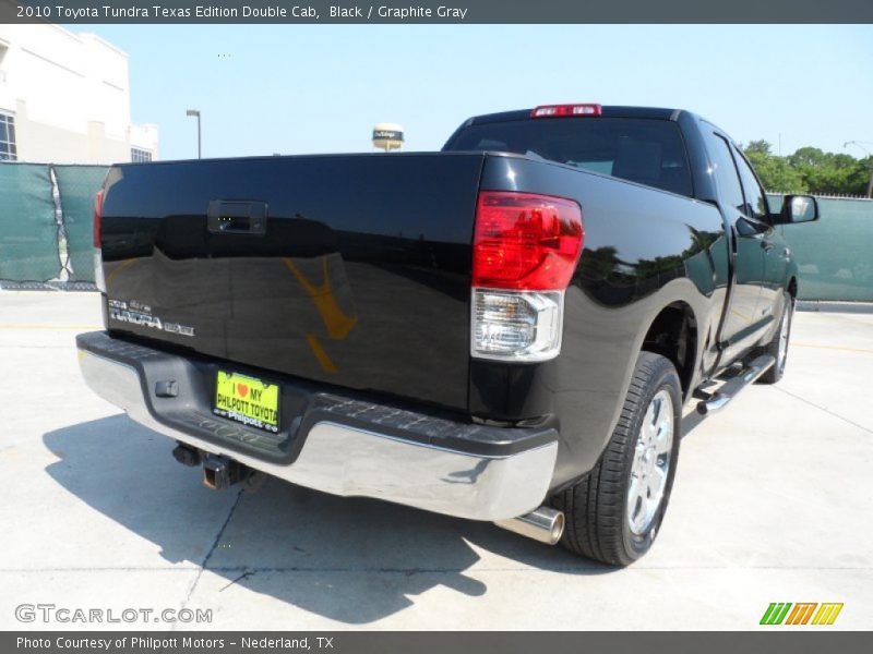 Black / Graphite Gray 2010 Toyota Tundra Texas Edition Double Cab