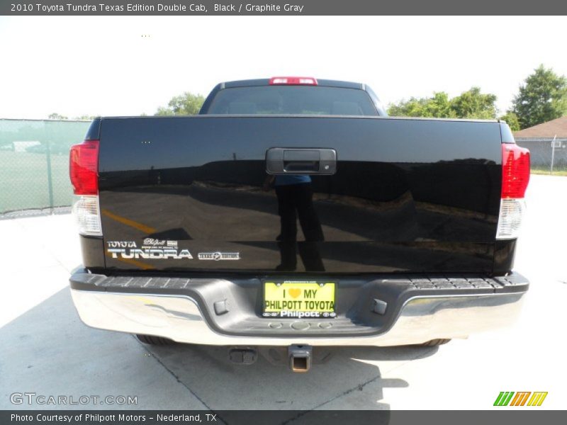 Black / Graphite Gray 2010 Toyota Tundra Texas Edition Double Cab