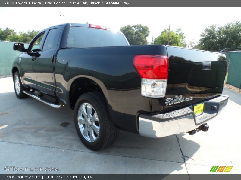 Black / Graphite Gray 2010 Toyota Tundra Texas Edition Double Cab