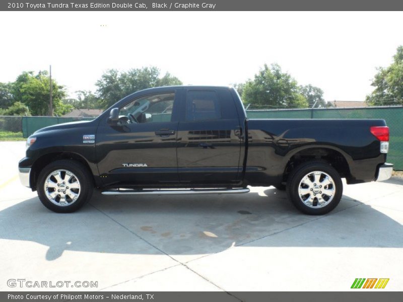 Black / Graphite Gray 2010 Toyota Tundra Texas Edition Double Cab