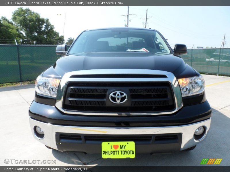 Black / Graphite Gray 2010 Toyota Tundra Texas Edition Double Cab