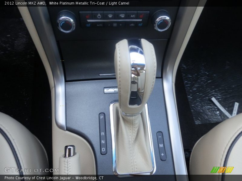White Platinum Metallic Tri-Coat / Light Camel 2012 Lincoln MKZ AWD