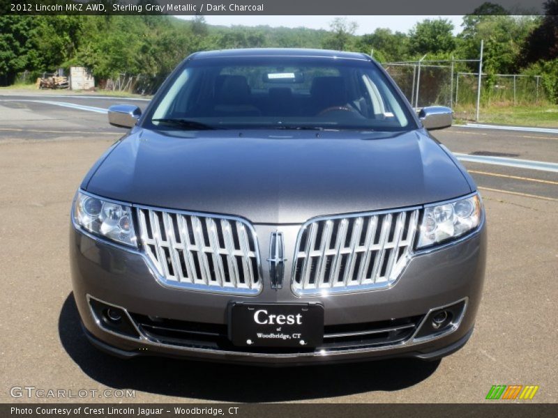 Sterling Gray Metallic / Dark Charcoal 2012 Lincoln MKZ AWD