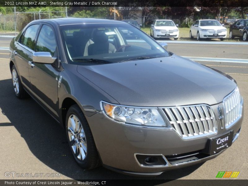 Sterling Gray Metallic / Dark Charcoal 2012 Lincoln MKZ AWD