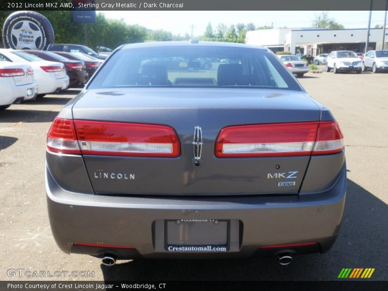 Sterling Gray Metallic / Dark Charcoal 2012 Lincoln MKZ AWD