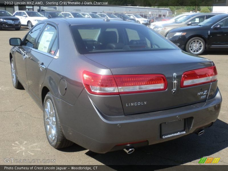 Sterling Gray Metallic / Dark Charcoal 2012 Lincoln MKZ AWD
