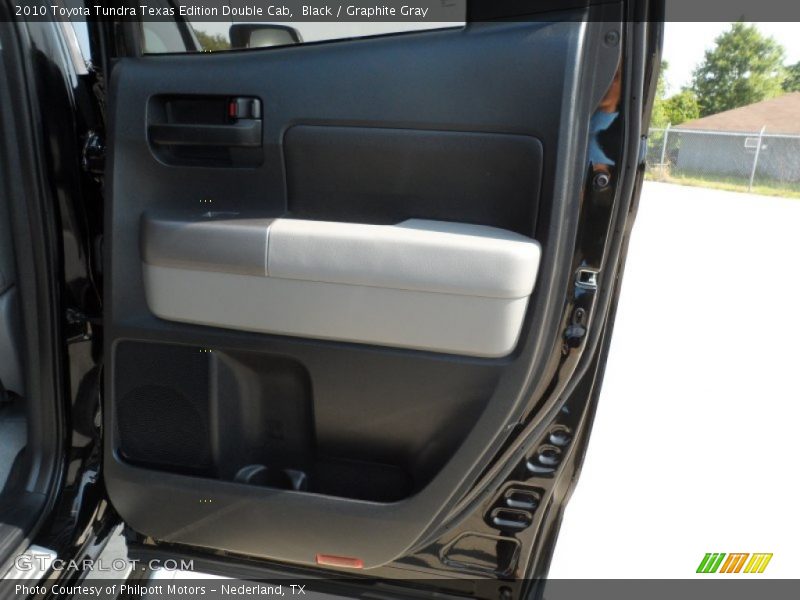 Black / Graphite Gray 2010 Toyota Tundra Texas Edition Double Cab