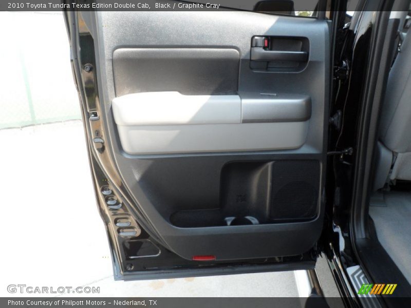 Black / Graphite Gray 2010 Toyota Tundra Texas Edition Double Cab