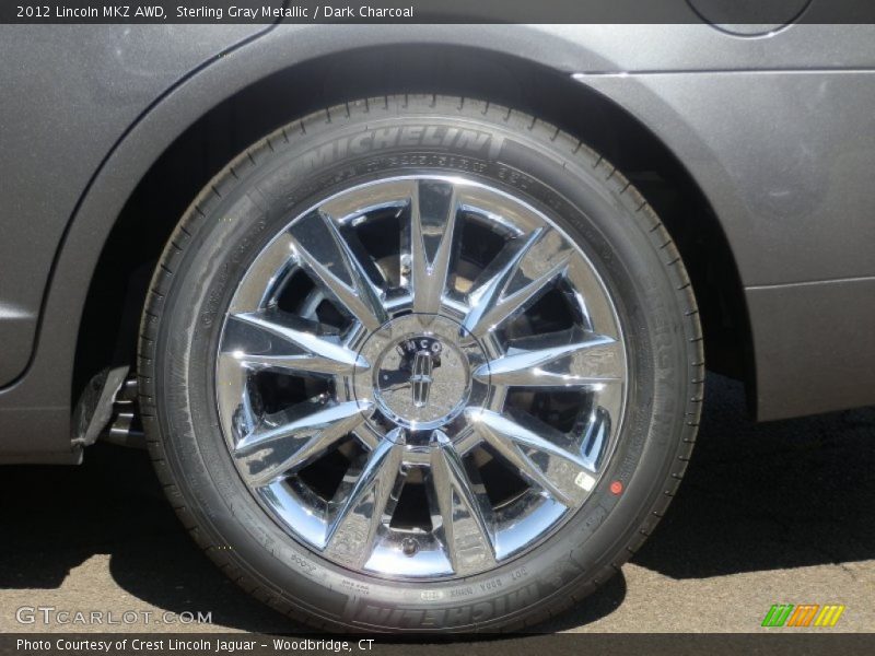 Sterling Gray Metallic / Dark Charcoal 2012 Lincoln MKZ AWD