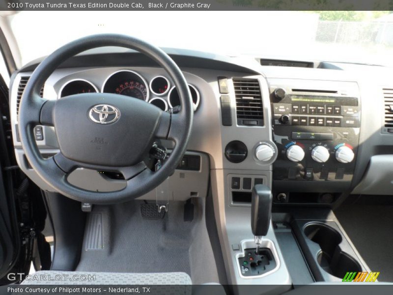 Dashboard of 2010 Tundra Texas Edition Double Cab
