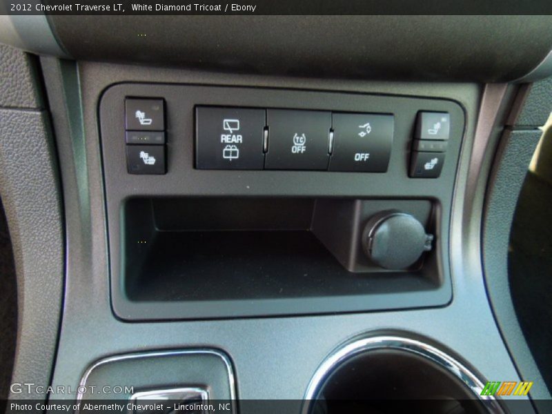White Diamond Tricoat / Ebony 2012 Chevrolet Traverse LT