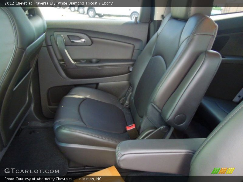 White Diamond Tricoat / Ebony 2012 Chevrolet Traverse LT