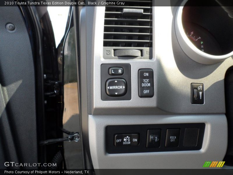 Controls of 2010 Tundra Texas Edition Double Cab