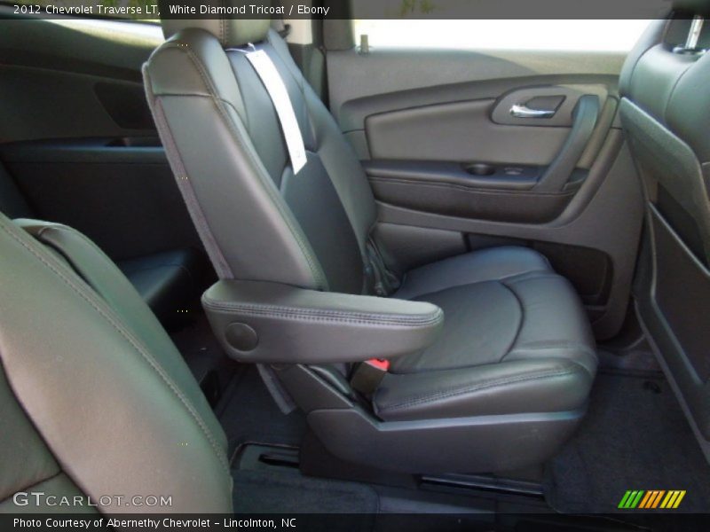 White Diamond Tricoat / Ebony 2012 Chevrolet Traverse LT