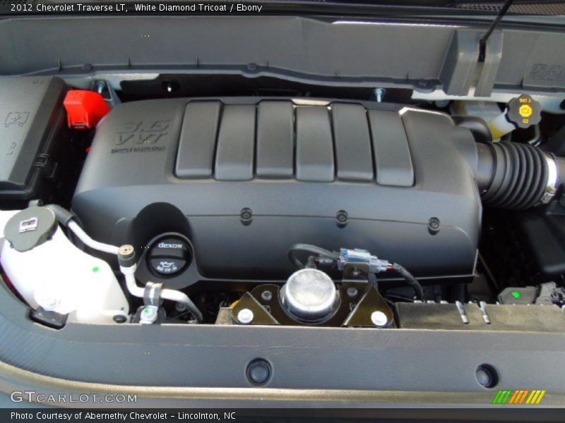 White Diamond Tricoat / Ebony 2012 Chevrolet Traverse LT