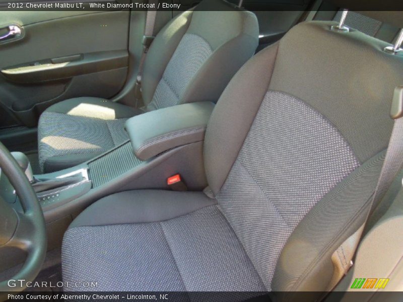 White Diamond Tricoat / Ebony 2012 Chevrolet Malibu LT