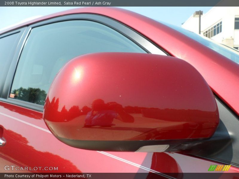 Salsa Red Pearl / Ash Gray 2008 Toyota Highlander Limited