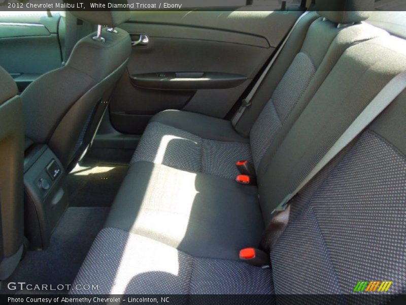 White Diamond Tricoat / Ebony 2012 Chevrolet Malibu LT