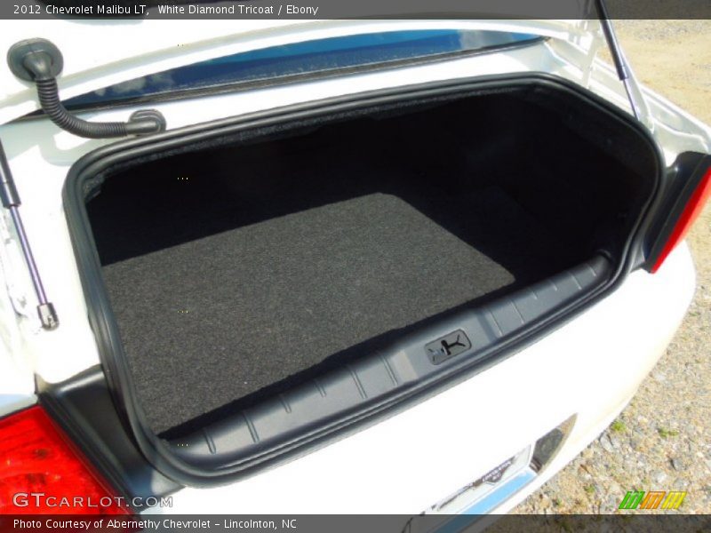 White Diamond Tricoat / Ebony 2012 Chevrolet Malibu LT