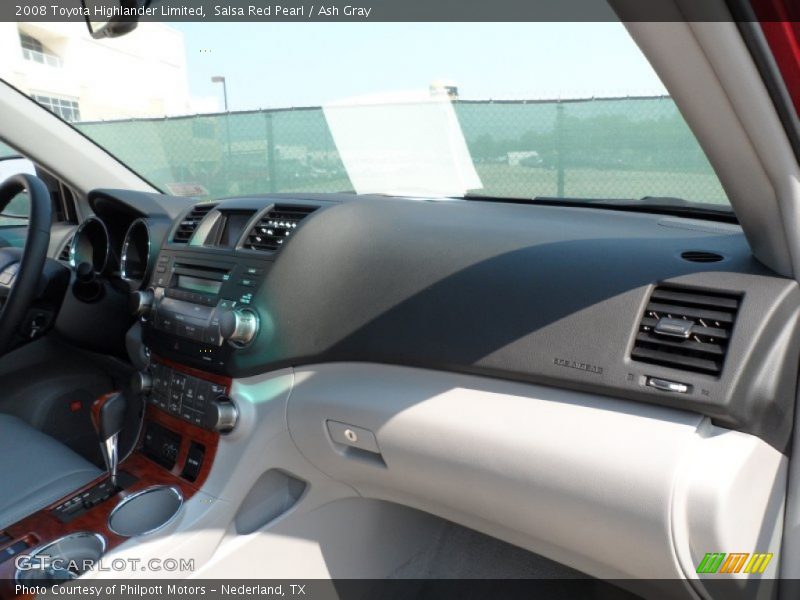 Salsa Red Pearl / Ash Gray 2008 Toyota Highlander Limited