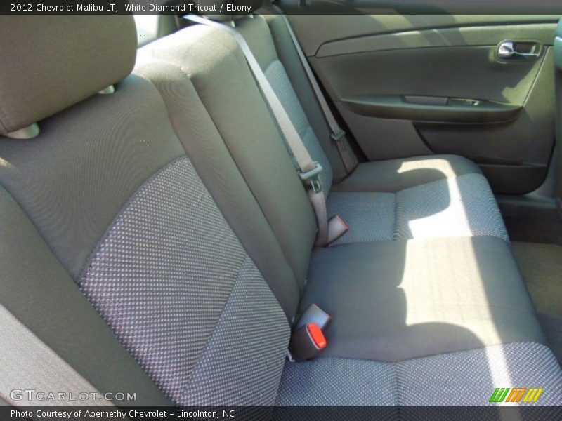 White Diamond Tricoat / Ebony 2012 Chevrolet Malibu LT