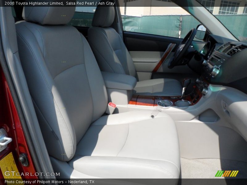 Salsa Red Pearl / Ash Gray 2008 Toyota Highlander Limited