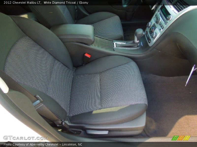 White Diamond Tricoat / Ebony 2012 Chevrolet Malibu LT