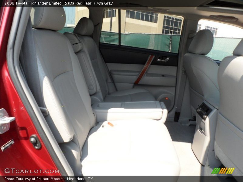 Salsa Red Pearl / Ash Gray 2008 Toyota Highlander Limited
