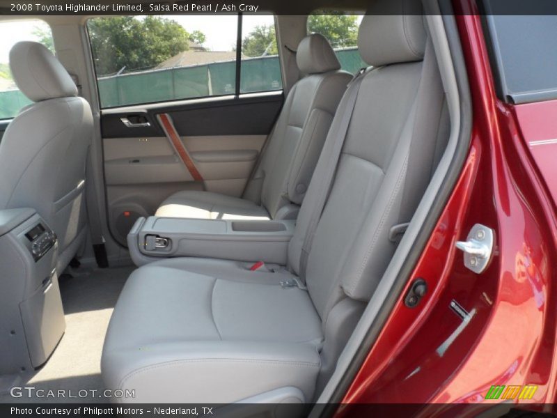 Salsa Red Pearl / Ash Gray 2008 Toyota Highlander Limited