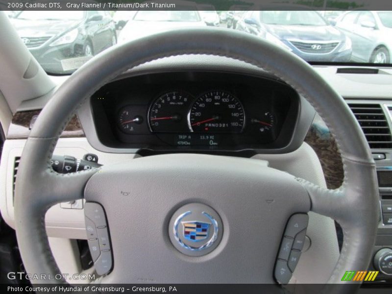 Gray Flannel / Titanium/Dark Titanium 2009 Cadillac DTS