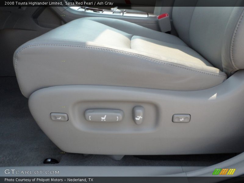 Salsa Red Pearl / Ash Gray 2008 Toyota Highlander Limited