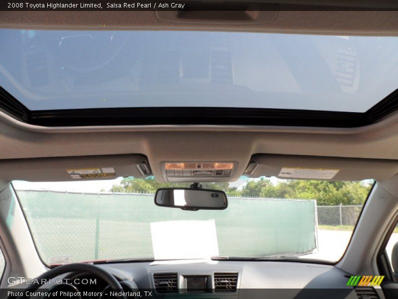 Salsa Red Pearl / Ash Gray 2008 Toyota Highlander Limited