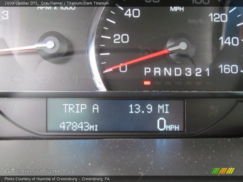 Gray Flannel / Titanium/Dark Titanium 2009 Cadillac DTS