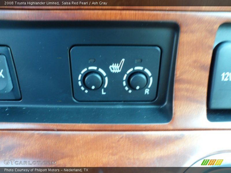 Salsa Red Pearl / Ash Gray 2008 Toyota Highlander Limited