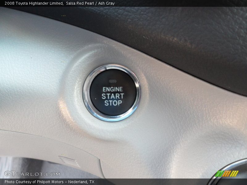 Salsa Red Pearl / Ash Gray 2008 Toyota Highlander Limited