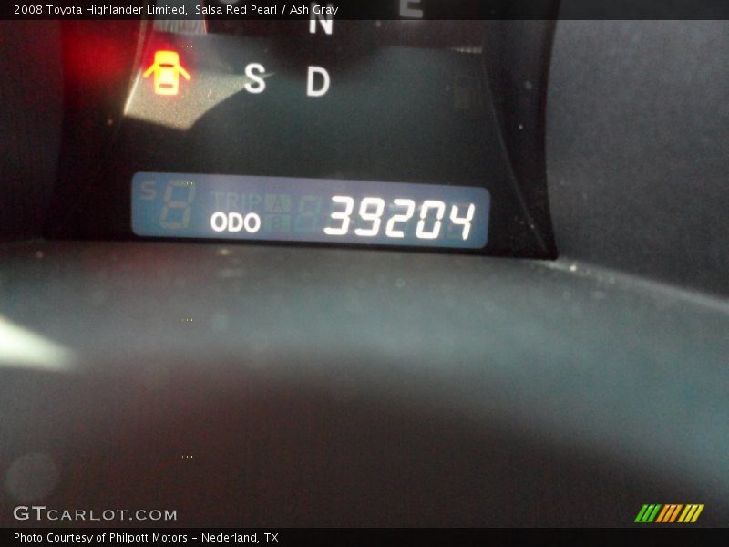 Salsa Red Pearl / Ash Gray 2008 Toyota Highlander Limited