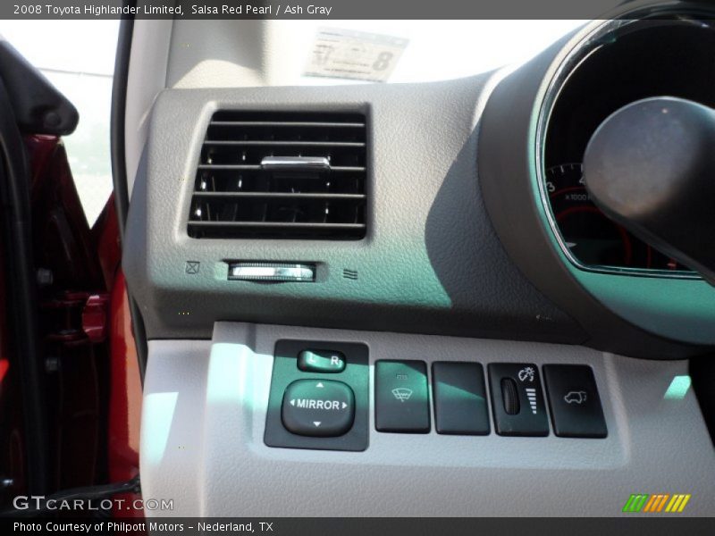 Salsa Red Pearl / Ash Gray 2008 Toyota Highlander Limited