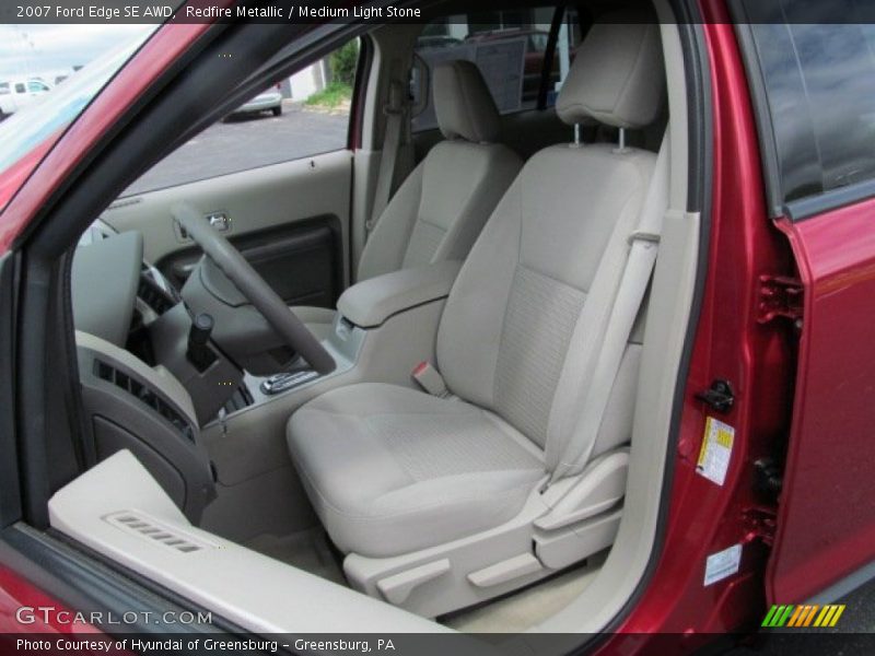 Redfire Metallic / Medium Light Stone 2007 Ford Edge SE AWD