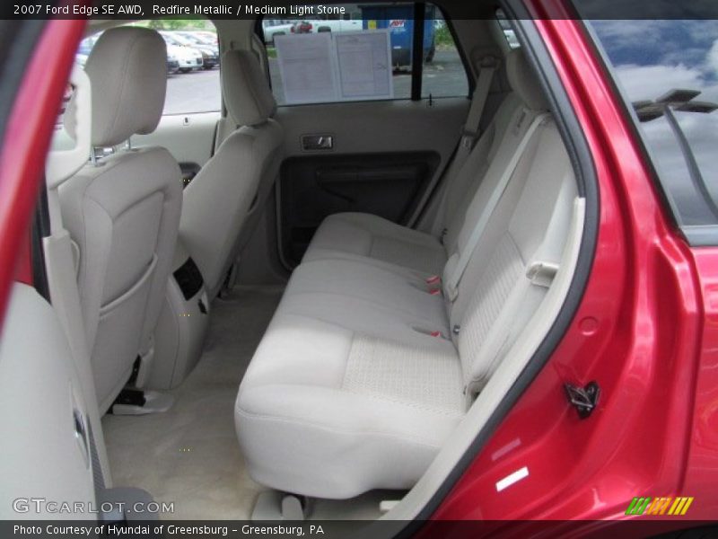Redfire Metallic / Medium Light Stone 2007 Ford Edge SE AWD