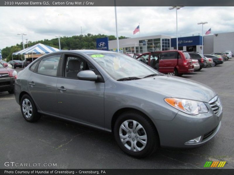 Carbon Gray Mist / Gray 2010 Hyundai Elantra GLS