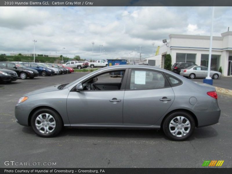 Carbon Gray Mist / Gray 2010 Hyundai Elantra GLS