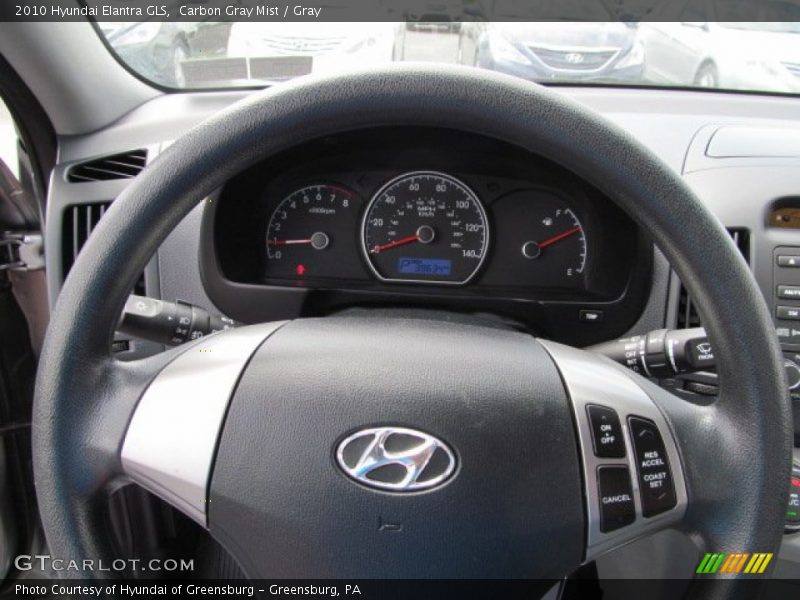Carbon Gray Mist / Gray 2010 Hyundai Elantra GLS